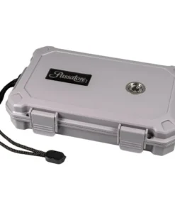 Humidor PASSATORE Cigar Case Acryl grau H5xB23,5 xT15 cm 5 Cigarren