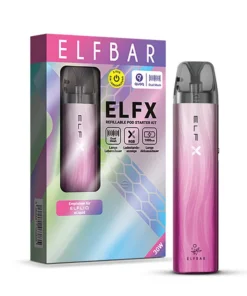 Elf Bar ELFX Pod Kit Akku 1000mAh – Silver Pink