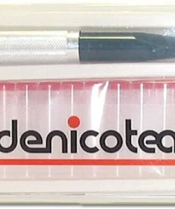 Denicotea Zigarettenspitze Business Schwarz Silber