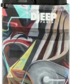 Djeep Paris Feuerzeug Graffiti Bunt abstrakte Kunst