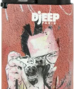 Djeep Paris Feuerzeug Graffiti Braun Fotograf