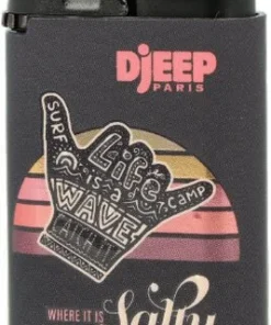 Djeep Paris Feuerzeug Salty Schwarz Hand