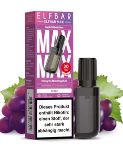 Elf Bar MAX Refill Container 10ml – 20mg/ml – Grape