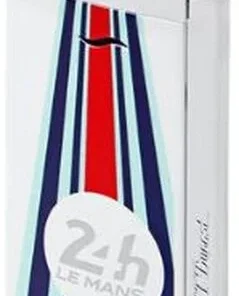 Dupont Feuerzeug Slim 7 Le Mans weiß/chrom 027788 Jet