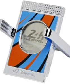 Dupont Zigarrenabschneider Stand blau/orange chrome 003489