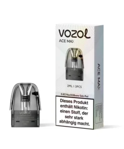 Vozol ACE MAX Refillable Sieb-Pod 3er Pack 0.8 Ohm (Leer Pod)