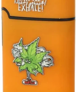 Easy Torch 8 Relief Feuerzeug Inhale Nichts gehört! Exhale! Orange