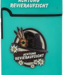 Easy Torch Achtung Revieraufsicht Feuerzeug türkis