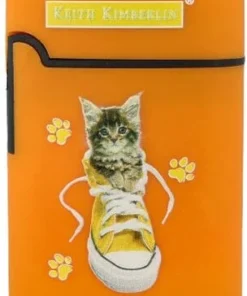 Easy Torch Feuerzeug Kimberlin Katzen im gelben Schuh orange