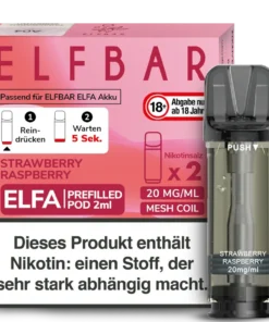 Elfbar Elfa Strawberry Raspberry