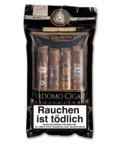 PERDOMO Toro Format Sampler Humibag Sun Grown 4 Zigarren