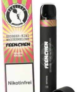 Feenchen 600 Einweg E-Shisha Erdbeer-Kiwi-Wassermelone 0mg