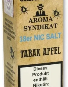 Gangsterzt Tabak-Apfel Nikotinsalz Liquid 10ml 18mg