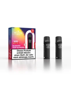 SKE Crystal Pro 800 | Blueberry Sour Raspberry | Elfa-Kompatibel