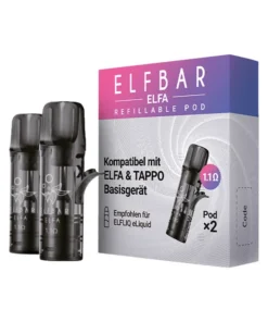 ELFBAR ELFA Refillable Pod 1,1 Ohm 2er Pack (Leer Pod)