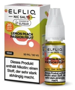 Elfbar Elfliq Lemon Peach Passion-Fruit 20mg