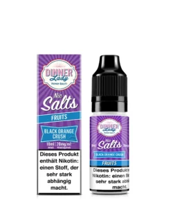 Dinner Lady Black Orange Crush – Nic Salt Liquid 10ml 20mg