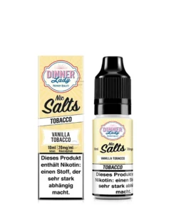 Dinner Lady Vanilla Tobacco – Nic Salt Liquid 10ml 20mg