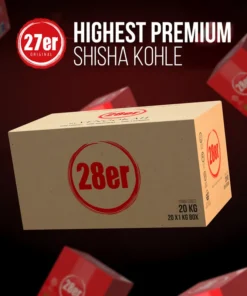 28er Original Shisha Kohle – 20KG
