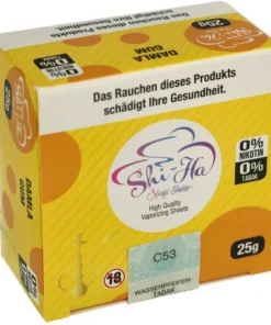 Shi-Ha Magic Sheets High Quality Vaporizing Sheets DAMLA GUM 0% Nikotin 0% Tabak 25g