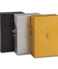 Zigarettenbox Alu 20er Packg King Size bunt sortiert