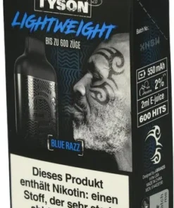 Tyson 2.0 Lightweight Blue Razz 20mg Einweg E-Zigarette