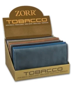 Feinschnitt-Tasche Kunstleder ZORR farblich sortiert 16x9cm