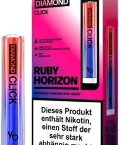 Vapes Bars Diamond Click Akkuträger Ruby Horizon