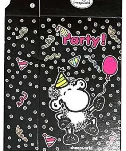 Zigaretten-Faltschachtel sheepworld Party Motiv 25er