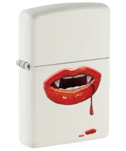 ZIPPO weiss matt Vampire Lips Design 60006562