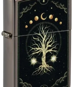 Zippo Feuerzeug Black Ice color Mystical Nature