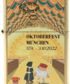 Zippo Feuerzeug Limited Edition Oktoberfest München gold