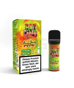 Bad Candy – Prefilled Pod – 2er Pack – Angry Apple | Nikotinsalz-Stärke : 20mg | Paketgröße : 1er Packung