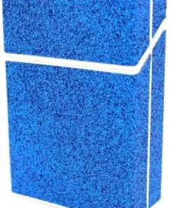 Zorr Zigarettenbox Kunststoff Glitter Blau