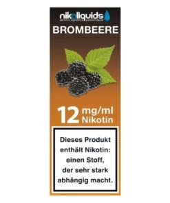 E-Liquid NIKOLIQUIDS Brombeere 12 mg
