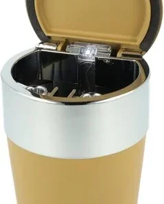 Atomic Auto-Aschenbecher mit LED Rubber Braun