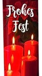 Cool Christmas Feuerzeug Weihnachtskerzen rot