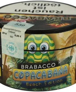 Brabacco Copacabana Wasserpfeifentabak 25g