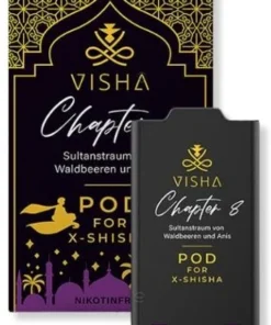 Visha Chapter 8 X-Bar X-Shisha Pod 7ml Nikotinfrei