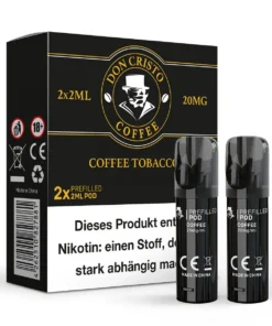 Don Cristo – Prefilled Pods – Original Tobacco | Nikotinsalz-Stärke : 20mg | Paketgröße : 1er Packung