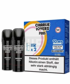 Charlie Lovers – Prefilled Pods – 2ml – 2er Pack – Blueberry Raspberry 20mg