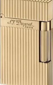 DUPONT Ligne2 vergoldet Laengsgestreift 016827 Sz