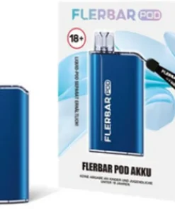 Flerbar Pod Akkuträger Blau mit Halsband