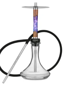 Geometry Hookah Little Bro Woody Epox Brown Blue Purple
