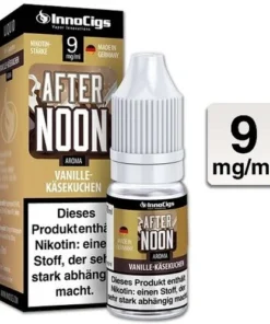 E-Liquid InnoCigs Afternoon Vanille-Käsekuchen 9mg Nikotin
