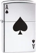 ZIPPO chrom poliert color „Lucky Ace“ 60001570