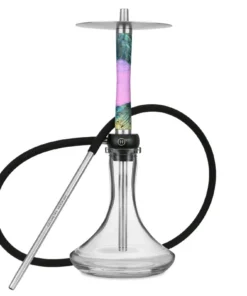 Geometry Hookah Little Bro Woody Epox Turquoise Purple
