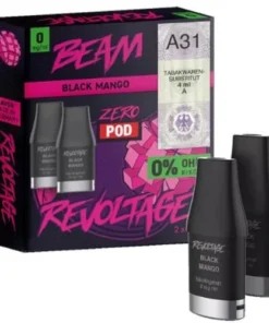 Revoltage Beam Zero Pod Black Mango 0mg