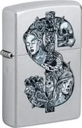 ZIPPO satin finish color „Tattoo Dollar“ 60006999