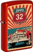 ZIPPO Metallic Red color „Garage Zippo 32“ 60007032